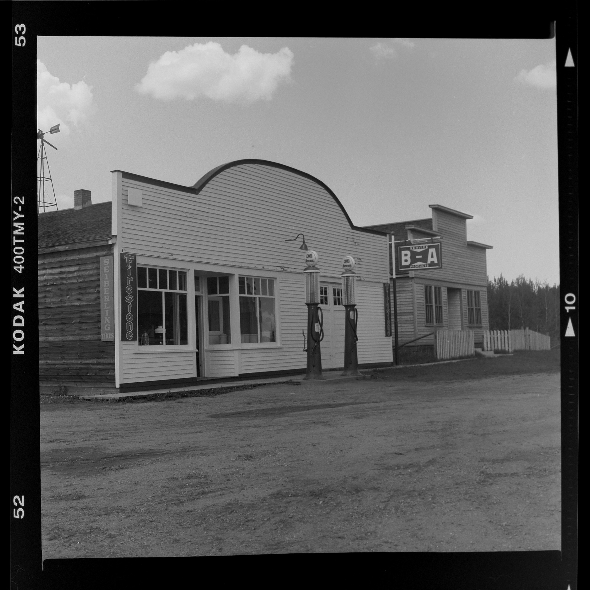 British American Oil Company Visible Gas Pump Station