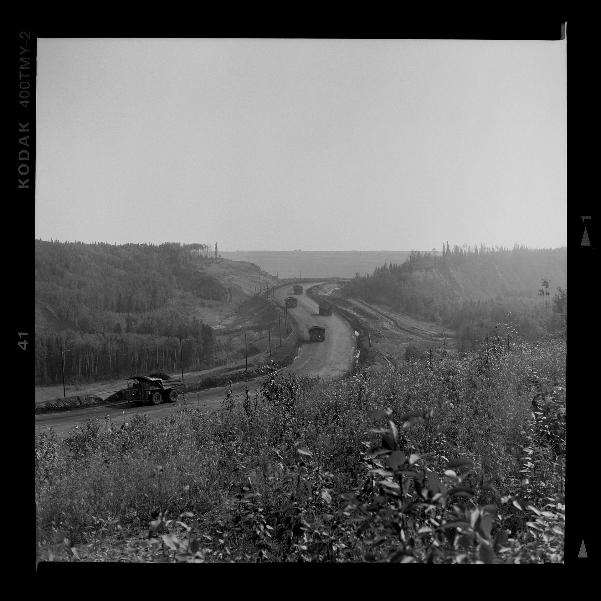 Caterpillar 797 Mining Trucks at Alberta Oil Sands Mine